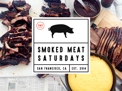 Smoked Meat Saturdays Stickers free sticker mule stickers