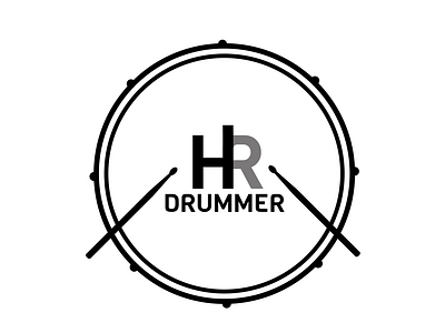 HR Drummer Business Logo branding design logo ui vector