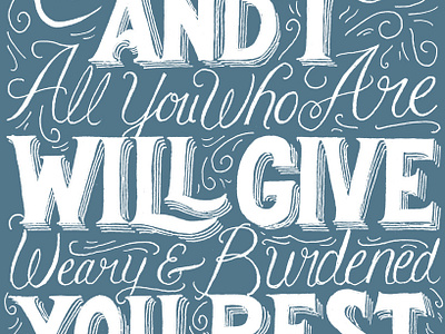 And I Will Give by Joseph Alessio on Dribbble