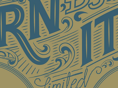 Detail detail lettering ornate typography victorian vintage wip