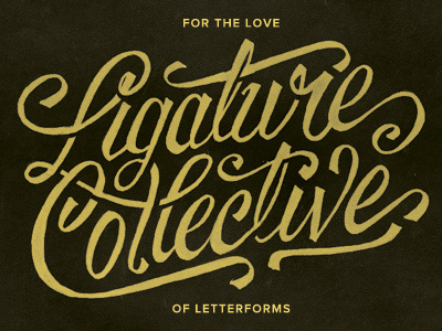 Ligature Collective on Instagram hand lettering instagram joseph alessio lettering ligature ligaturecollective script swash texture type typography vintage