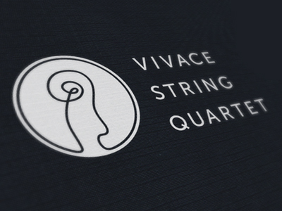 Vivace String Quartet Logo 2 - WIP by Joseph Alessio on Dribbble