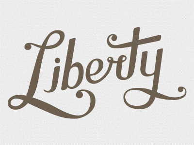 Liberty 2 script typography