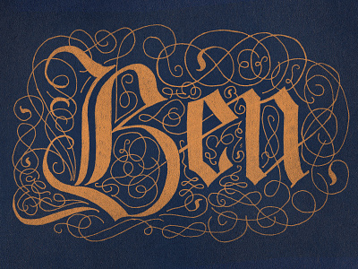 B is for Ben and Blackletter