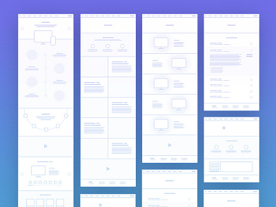 Adiply wires clean page sitemap ui ux wireframes wires