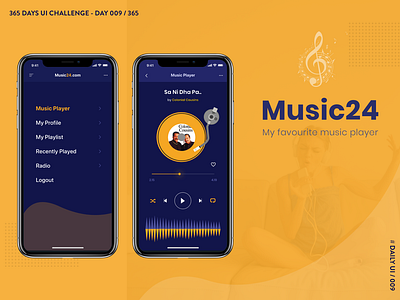 #DailyUI 009-Music Player