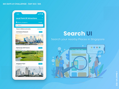 365 DAYS UI CHALLENGE - DAY 022 / 365 - Search