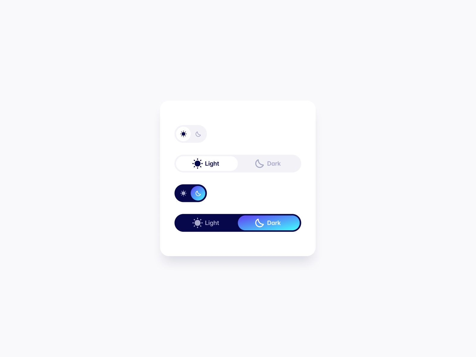 UI Elements Switch Toggle Interactions & Variants by Erdem Hüyük on