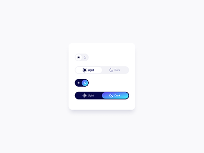 UI Elements Switch Toggle - Interactions & Variants