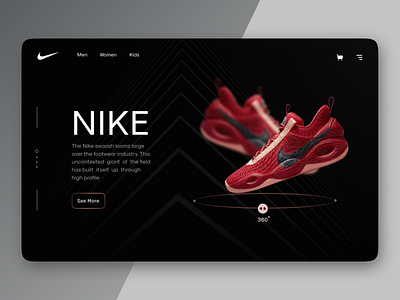 Nike Shop 3d android app buy graphic design gym ios logo market mobile mobile ui motion graphics nike shoe shop shopping sport ui uiux ux