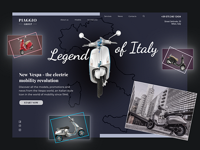 Legend of Italy design shot shots web
