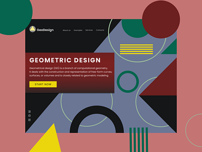 Geometric web design