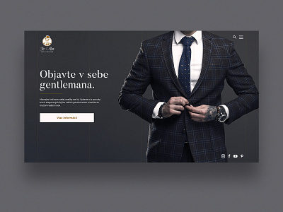 Landing page design concept for Tie Man fashion brand design branding clean clean design design graphic design minimal ui ui design uiux ux ux ui ux design uxdesign uxui web web design webdesign website website design