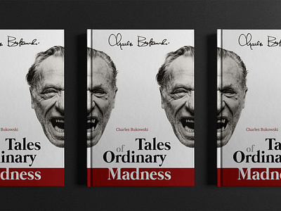 Book cover design concept for Charles Bukowski