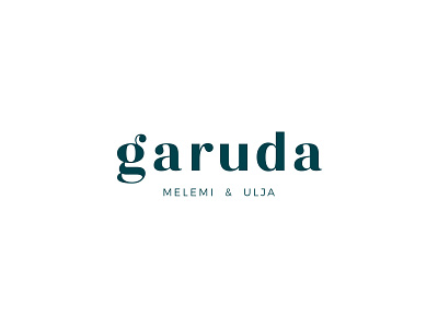 Logo design for Garuda - natural cosmetics brand brand design brand identity branding branding design clean clean design design font font design fonts graphic design logo logo design logodesign logotype minimal typeface typographic typography art