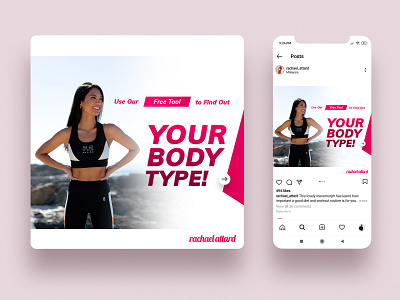 Social media content design for Rachael Attard clean clean design fitness graphic design graphicdesign instagram instagram post instagram post design minimal minimalism minimalistic social media social media design social network socialmedia