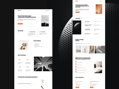 Webdesign for dropshipping and wholesale website Bystie