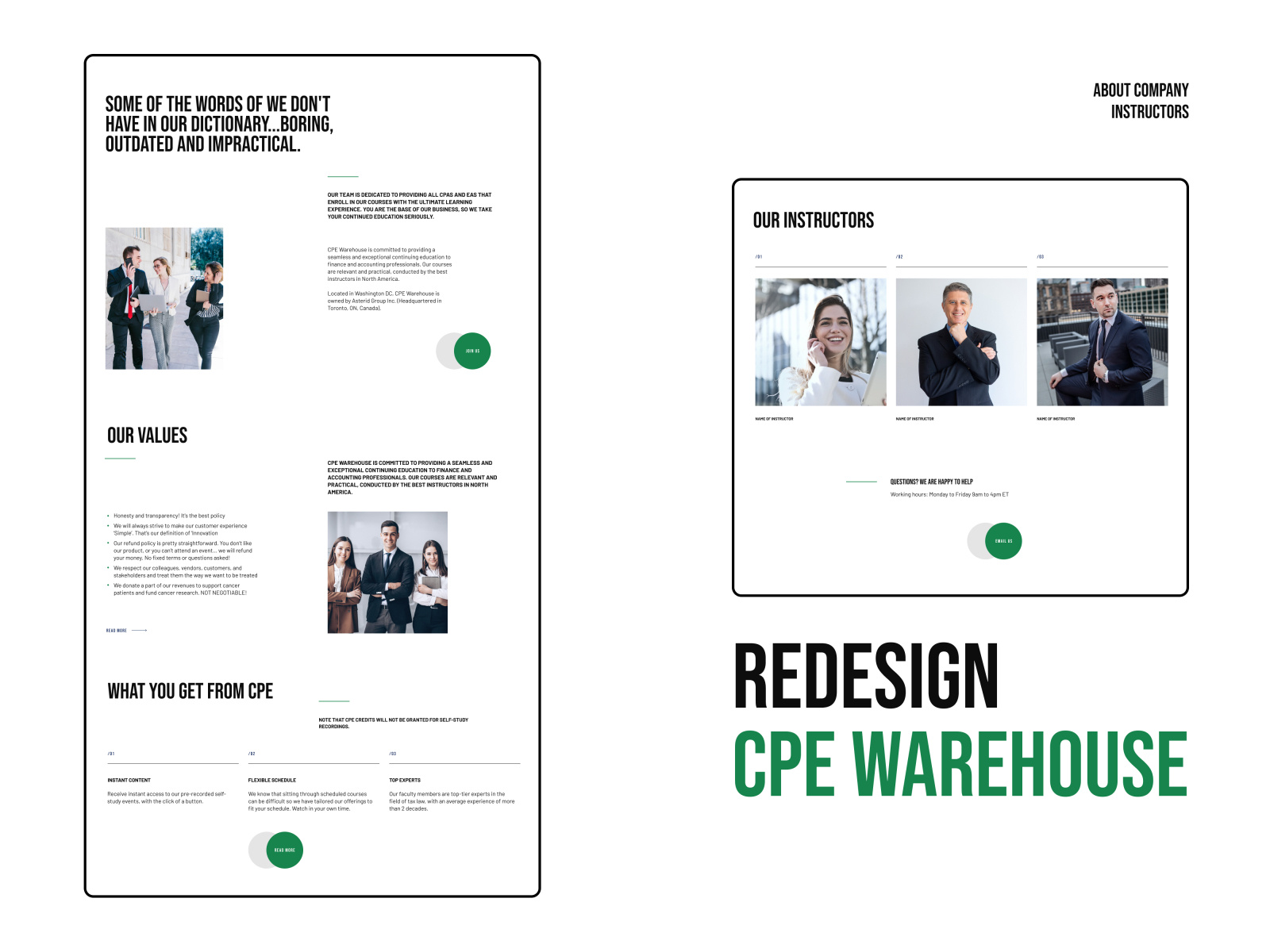 Webdesign For CPE WAREHOUSE By Anna Odintsova On Dribbble