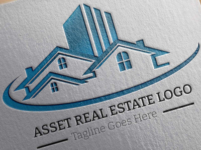 Asset Real Estate Logo business concept design construction construction company construction logo creative creative logo estate estate agent housing logo