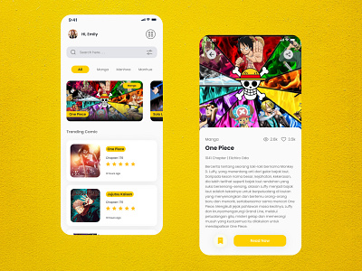 ComicDash - Mobile App Concept comic comic app mobile app ui