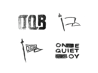 OQB / SKETCHES drawing logo logo design minimal simple sketch