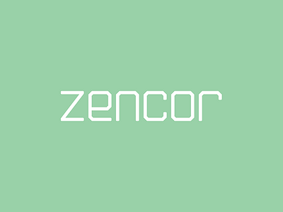 ZENCOR | Logo Concept for zinc production company font graphic design logo logo design minimal simple type typography