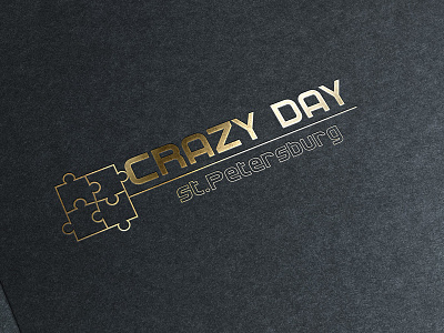 Logo for Crazy day brand branding design follow graphic logo logotype photoshop