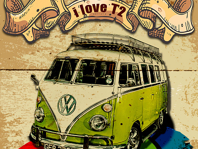 Volkswagen T2 print