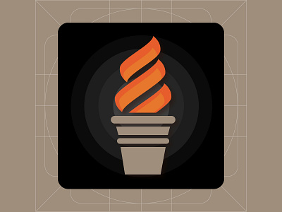 Torch App Icon app flashlight icon illustration logo ui