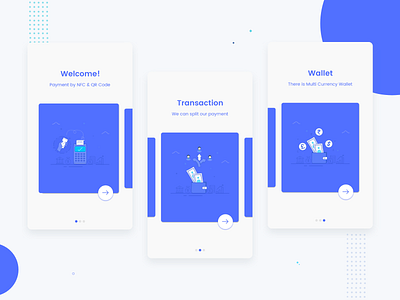 Finance App: Onboarding Screens app finance app ui fintech icons illustration materialdesign minimal mobile app design tyography ui ui design uidesign ux uxdesign vectorart web