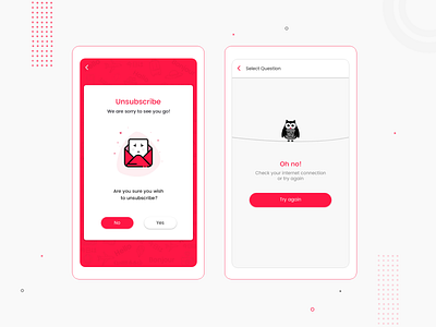 Darlingo: Inner Screens android app appui art chattingappui dailyui datingapp illustration ios app materialuidesign minimal ui mobile ui uidesign uxdesign vector