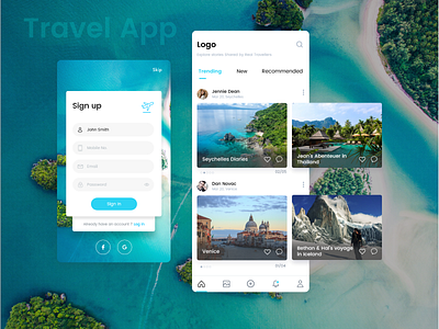 Travel App UI_Version 1
