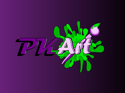 PK.Art brand brand design branding brush design logo logo design logotype logotypedesign profile profile logo purple logo vector vector art
