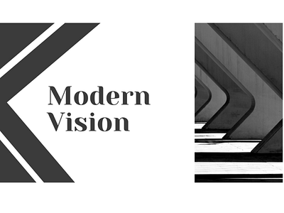 Modern Vision black and whiste canva design half modern modern vision modernism monochrome photo photograph presentation vision