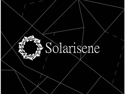 Solarisene v2 black branding business card company electricity energy company grey illustration inkscape logo logotype power shine solar solarisene sun sun logo vector vector art white