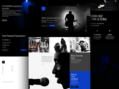 1975 London, a Liferay Theme home landing page music platform template theme themes web website