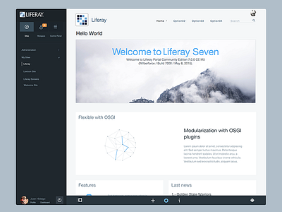 Classic Theme for Liferay 7 (designed with Lexicon) dashboard product theme user web website