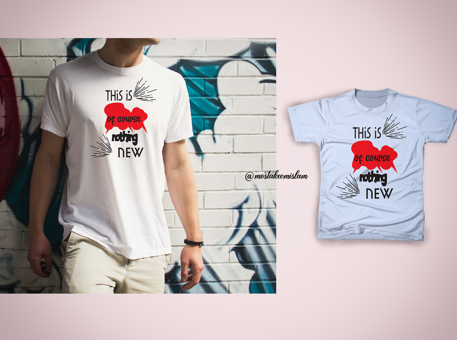 Trendy T-shirt design for men by Mostakeem Islam on Dribbble