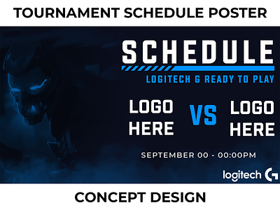 LogitechG Ready To Play Organized By CGL Esports Schedule Poster