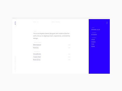 J — L Website designer grid maison neue minimal portfolio typography website