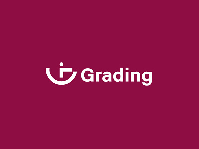 grading logo art brand branding design elegant graphic design logo logotype modern vector