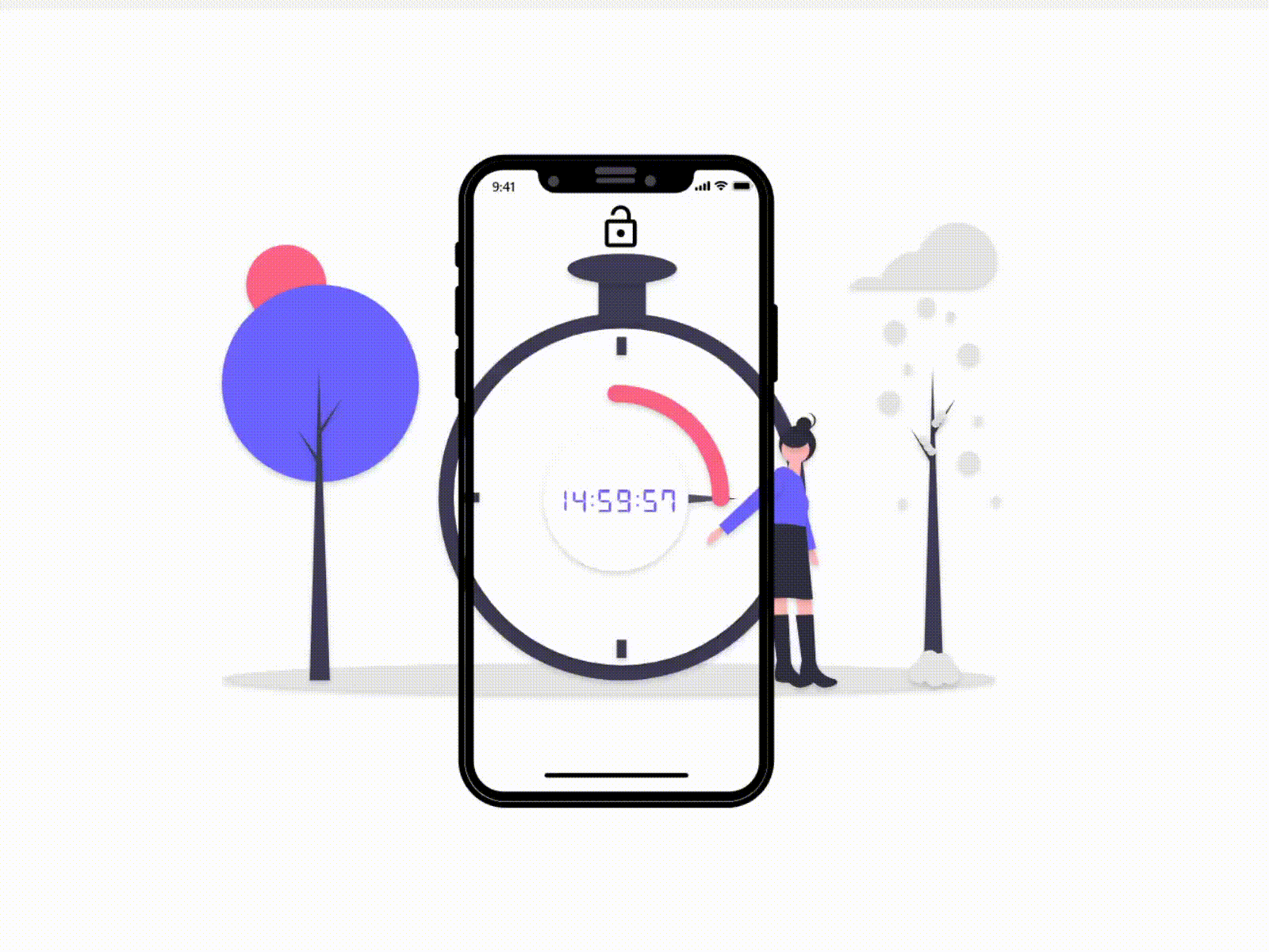 Timer by Rui Bernardes on Dribbble