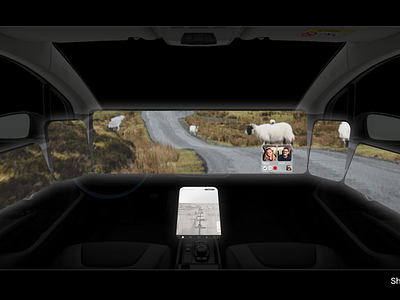 Infotainment vision for an autonomous vehicle