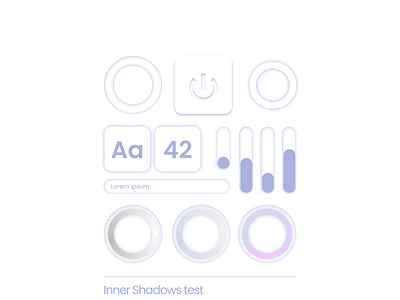 Neumorphism style into adobe XD blue minimal mood neumorphism test ui