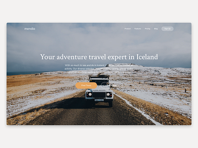 Travel expert landpage for conversion convert design landpage travel ui