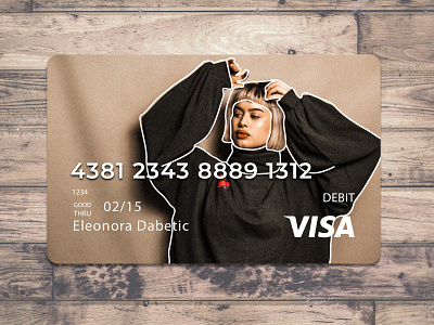 Student Credit Card design creditcard design graphics illustration mockup photography type typography vector