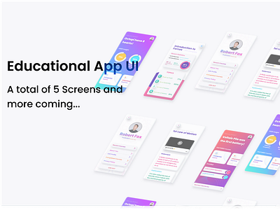 Educational App UI