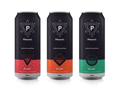 Pheonix Hard Soda alcohol app booze minimal truly whiteclaw
