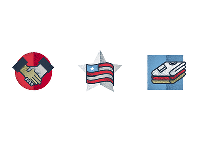 MSHV icons icons illustration patriotic texture