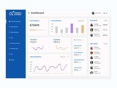 Finance Dashboard